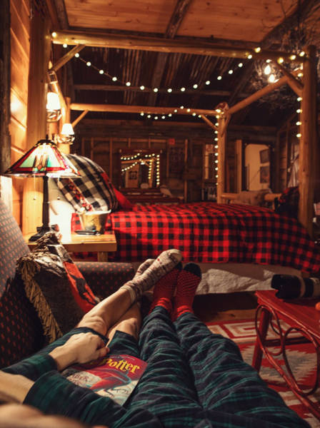 cozy bedroom winter