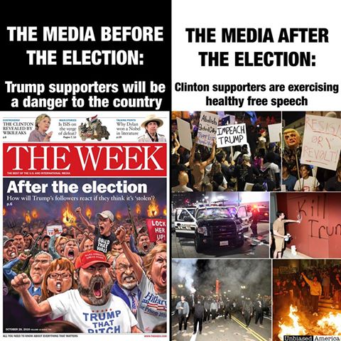 week how will trump's followers react if they think it's stolen - The Media Before The Election The Media After The Election Trump supporters will be Clinton supporters are exercising a danger to the country healthy free speech Revealed By Wikileaks icaTw