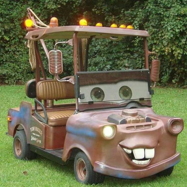 tow mater golf cart