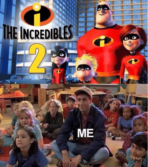 me when disney movies come out - Eeeeee The Incredibles Me