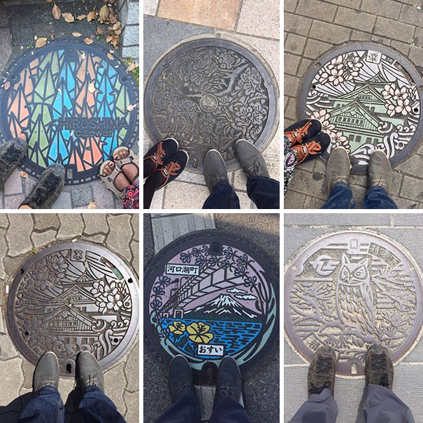 Manhole covers in Japan are beautiful!