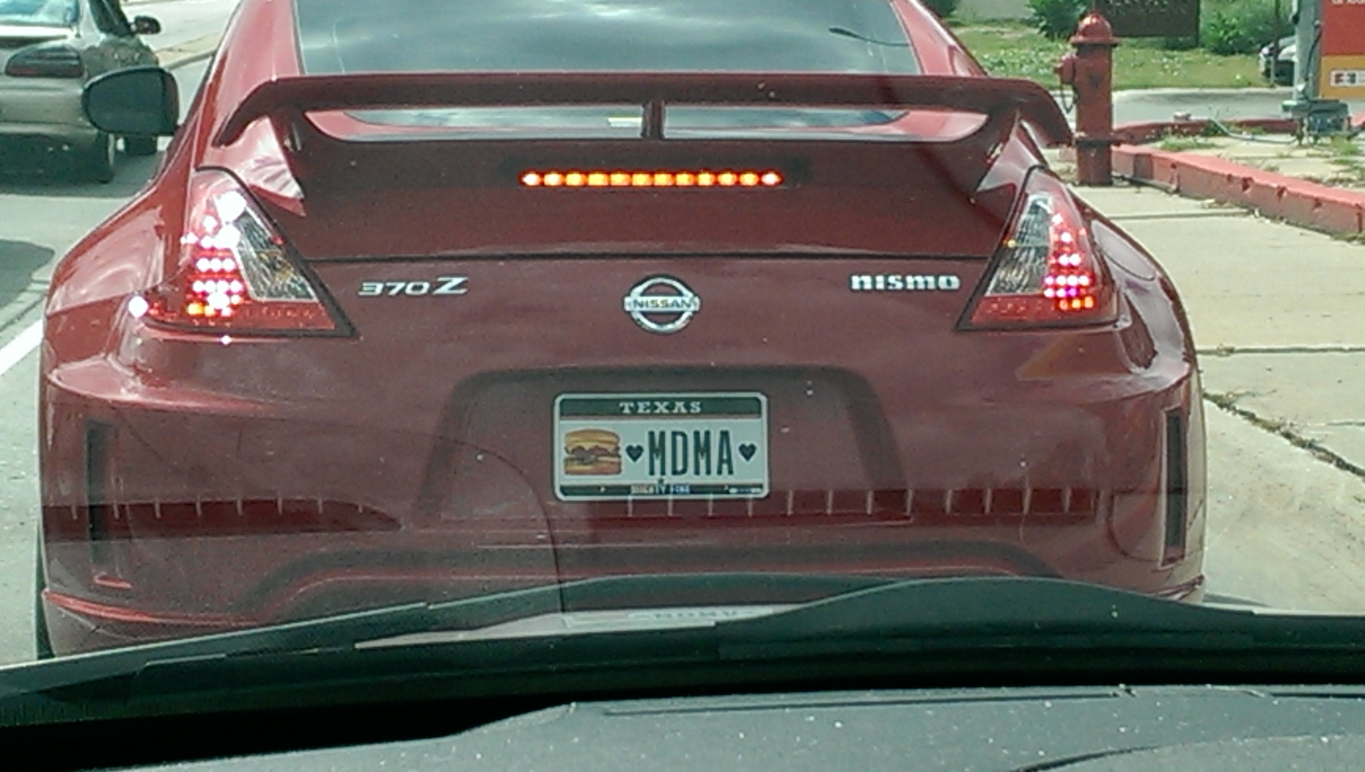 car license plate from texas spotted in nebraska