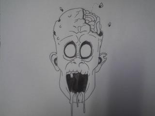Zombie drawing
