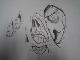 Another zombie drawing