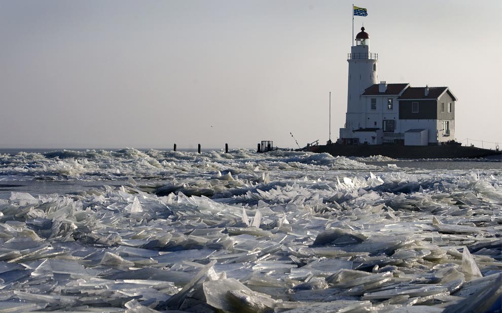 Holland Markan Lighthouse Ice Sheets