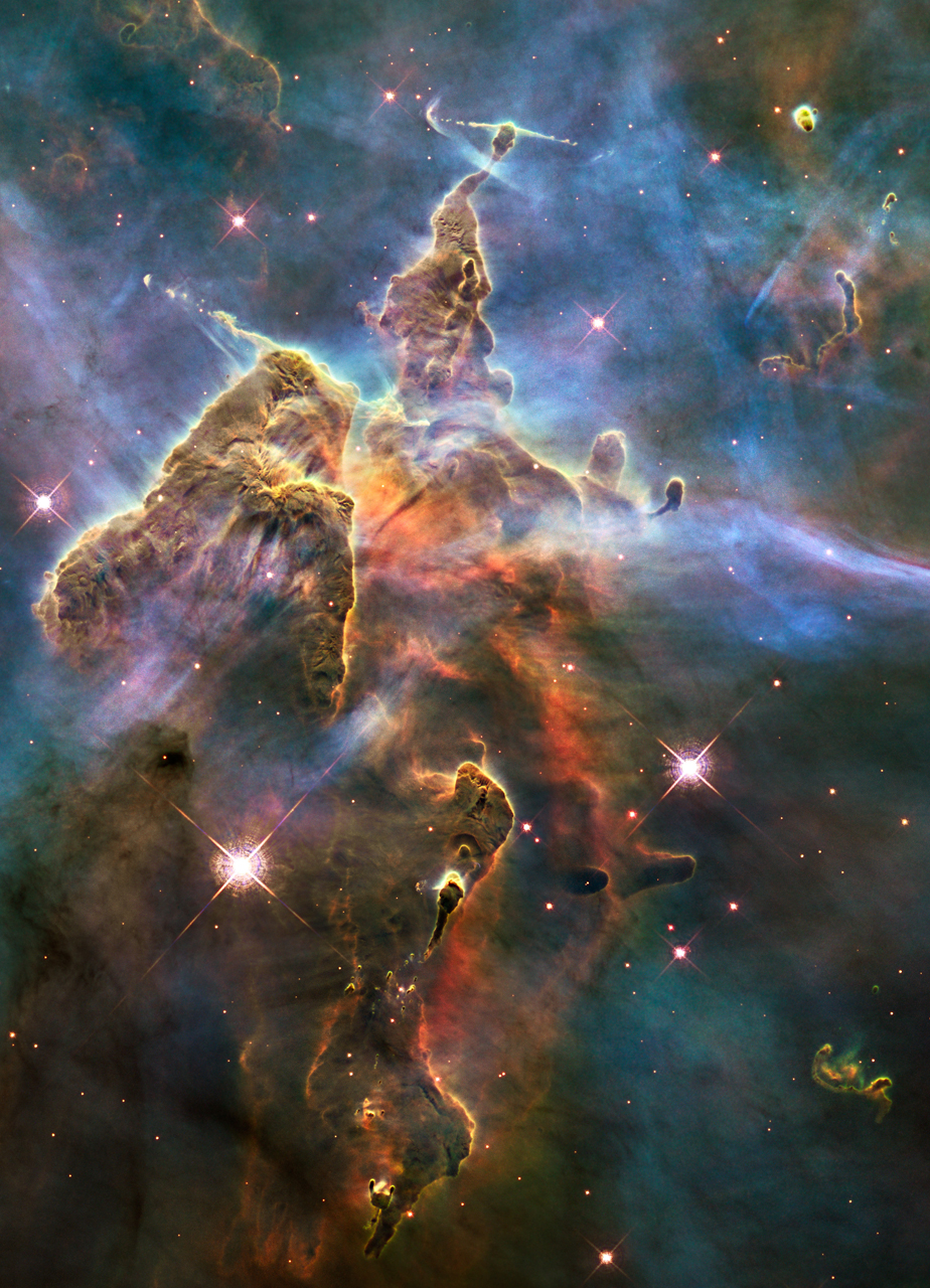Mystic Mountain - A Pillar of Gas and Dust in the Carina Nebula