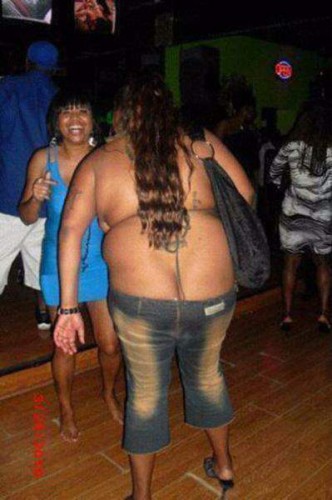 hot chick at the club