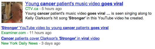 Many called the cancer video viral...Yahoo described this video as being "a big hit"...maybe the first time they did it right?