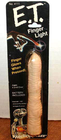 E.T's finger torch?