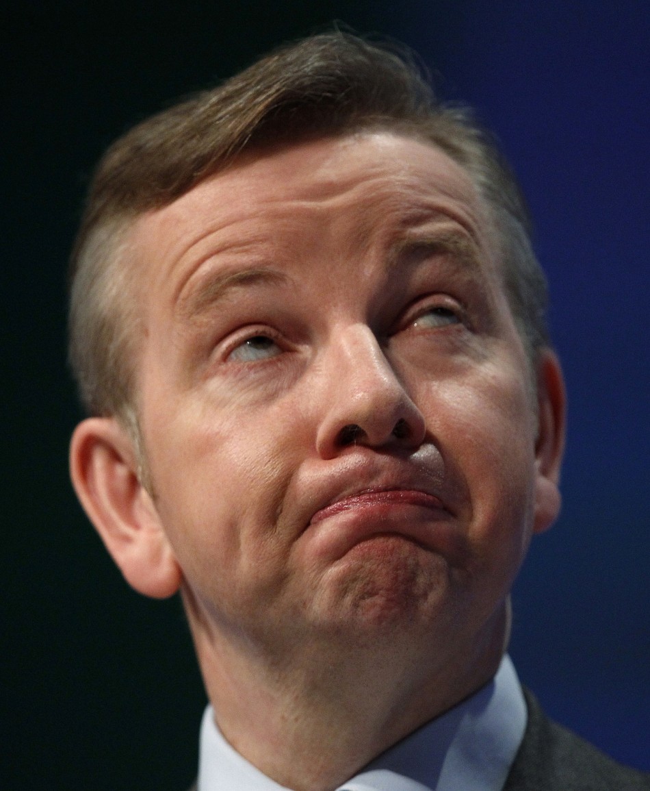 Michael Gove tries to phone God in his mind whilst he deposits his seed.He's never had an answer, but he has left tons of messages.