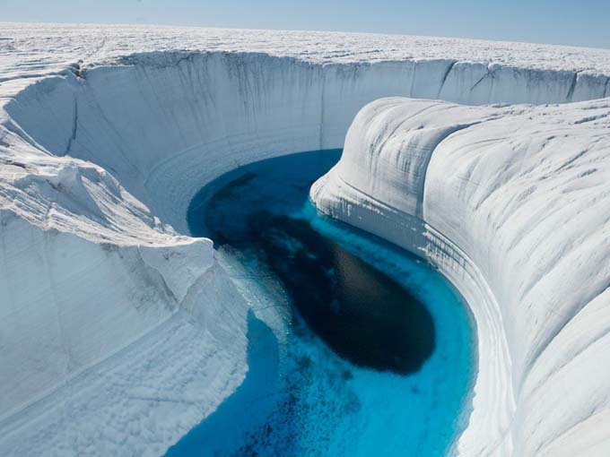 Ice Canyon  Greenland