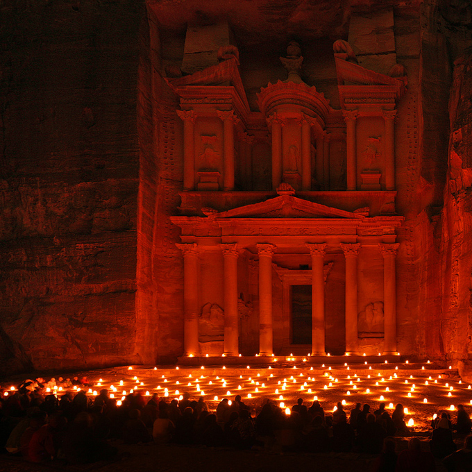 Petra - Jordan at night