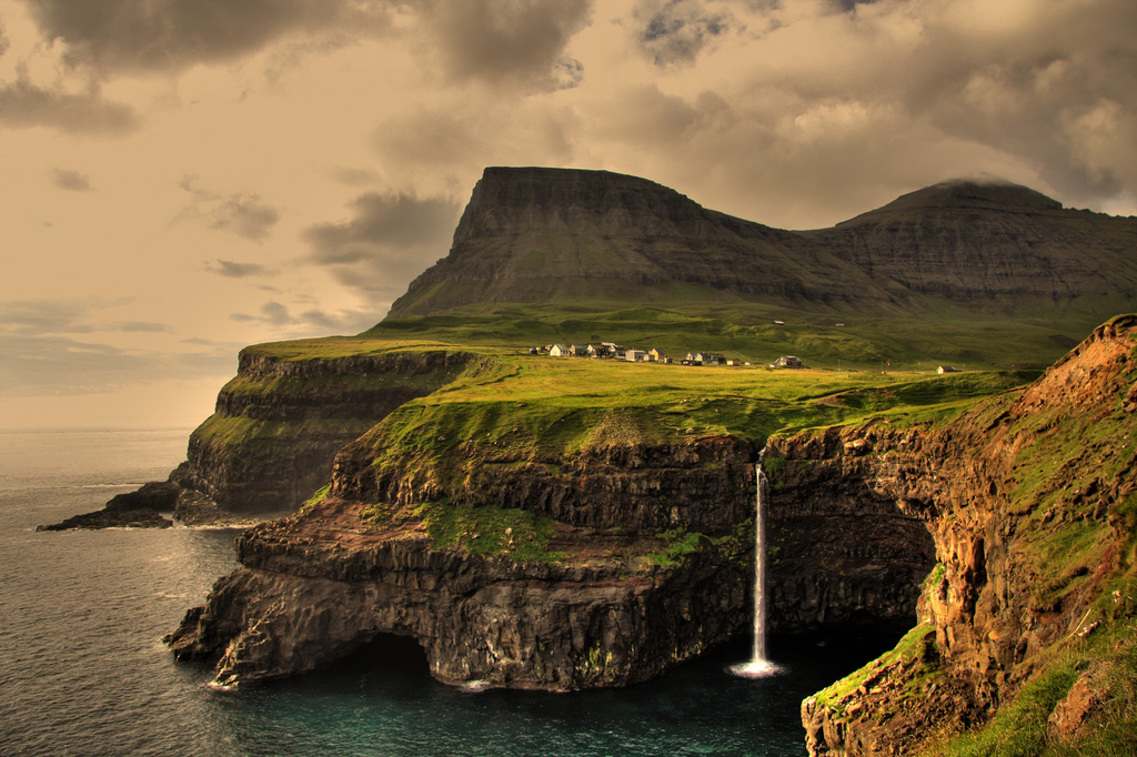 Gasadalur Village in the Faroe Islands
