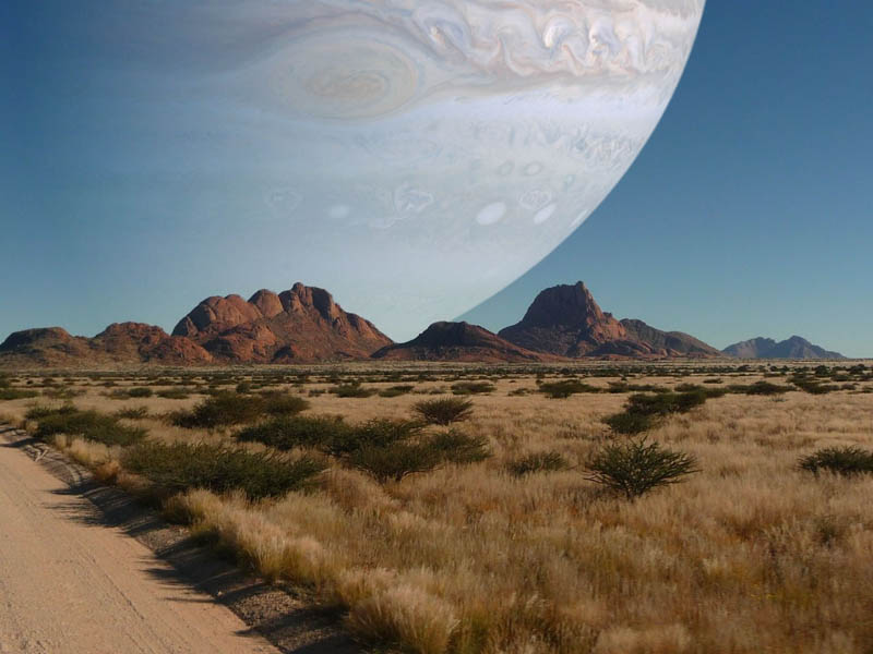 If Jupiter was as close to Earth as the Moon
