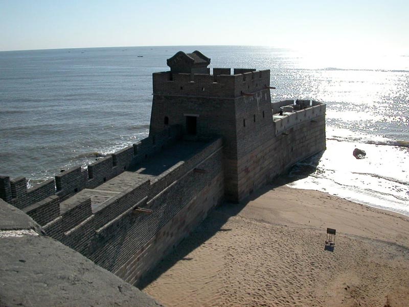 Where The Great Wall ends at sea Shanhai Pass - Shanhaiguan
