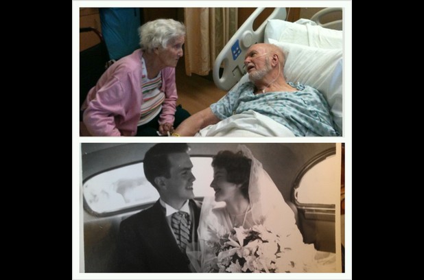Married for 64 years, James Burke spent his final moments of life laying out a future for his wife, who has Alzheimer's.