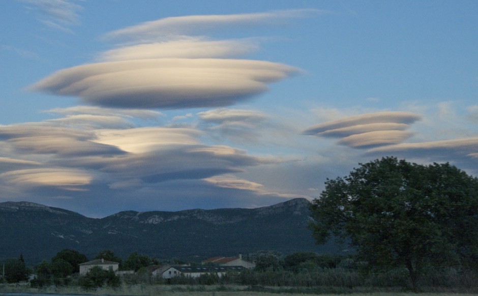 54 Lenticular clouds, France A