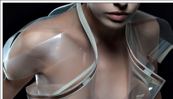 There's a Dress That Becomes More and More Transparent as the Woman Gets Aroused HORNY