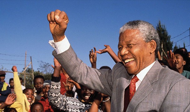 After being released from prison he became the first president of post apartheid South Africa