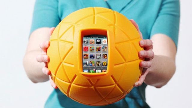 Smart phone in a ball