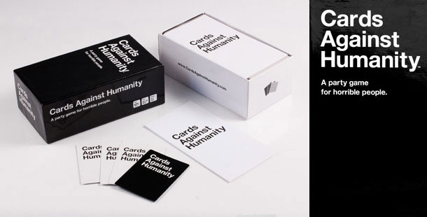 A great way to bring some fun to any social event, the Cards Against CARDS AGAINST HUMANITY-Humanity pits the innocent to that which is not so innocent and you will love every minute of it. This is probably one of the few games you actually want to lose at.