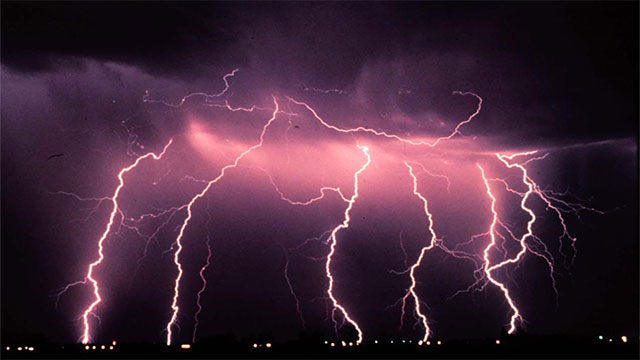 LIGHTNING STRIKE-Each year around the world about a quarter of a million people are struck by lightning. Your chances of dying from it: 1-in-83,930