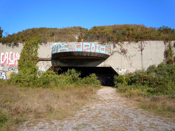 Fort Tilden established in 1917 in Queens pointed its cannons toward the sea to protect New York. During World War II but was not needed,decommishioned  1974