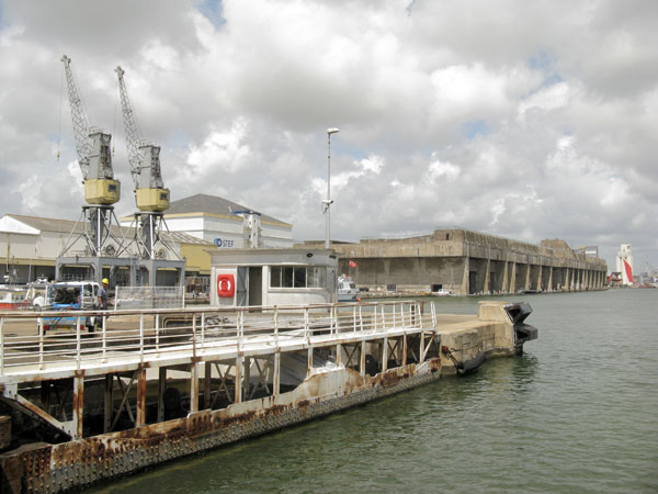 Saint Nazaire Locks France Fortified locks built for German submarine protection make for some intriguing abandoned sites