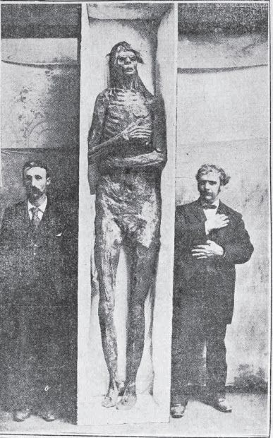 Vintage Image of Eight Foot Mummy