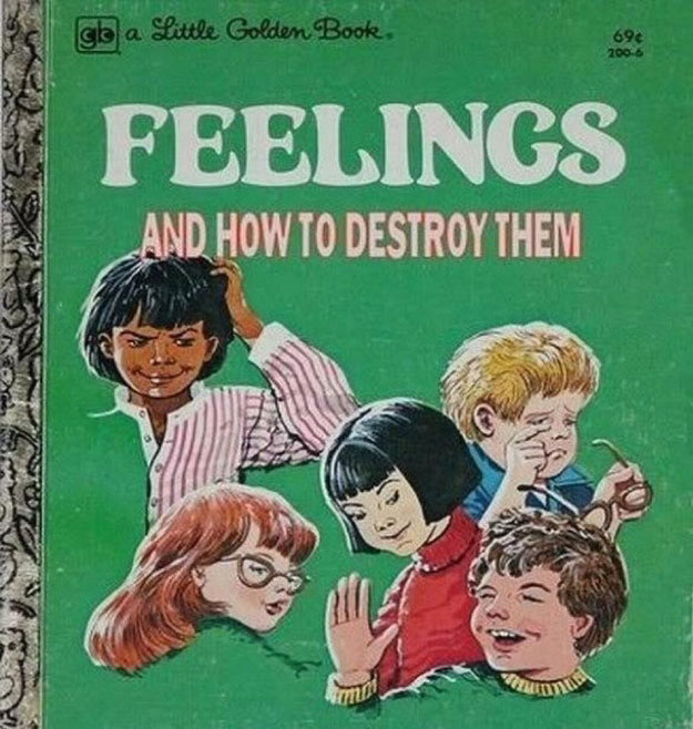 little golden books feelings - cb a Little Golden Book. Feelings And How To Destroy Them