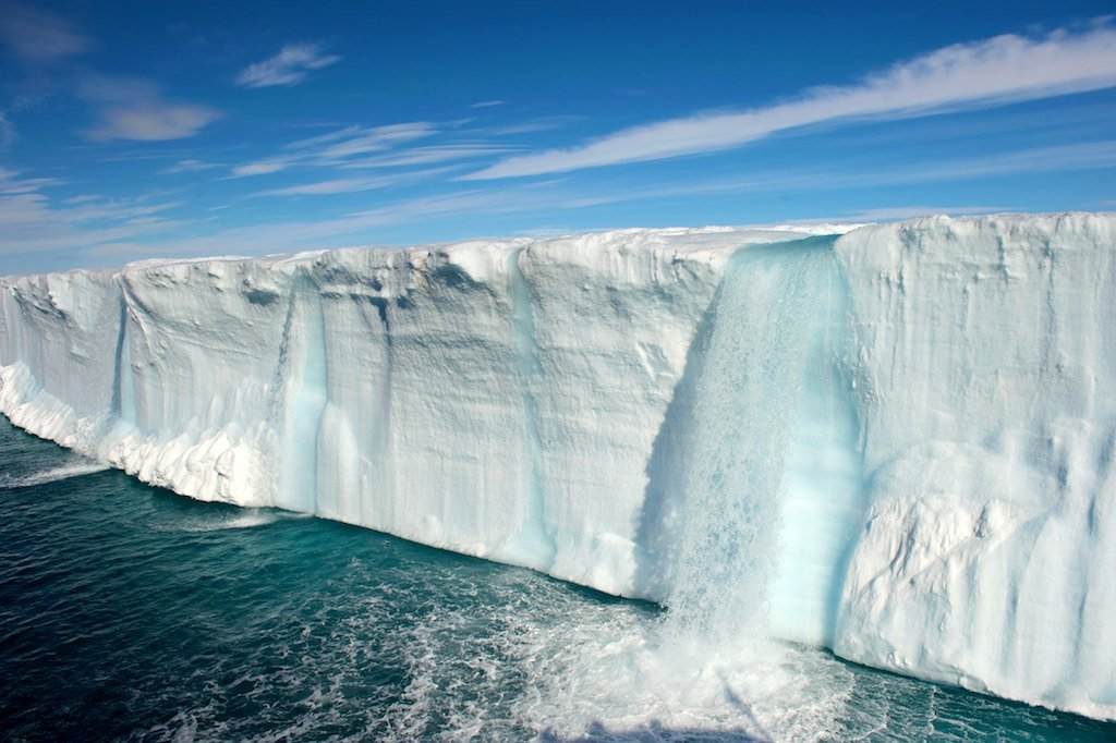 The Glacier Waterfalls