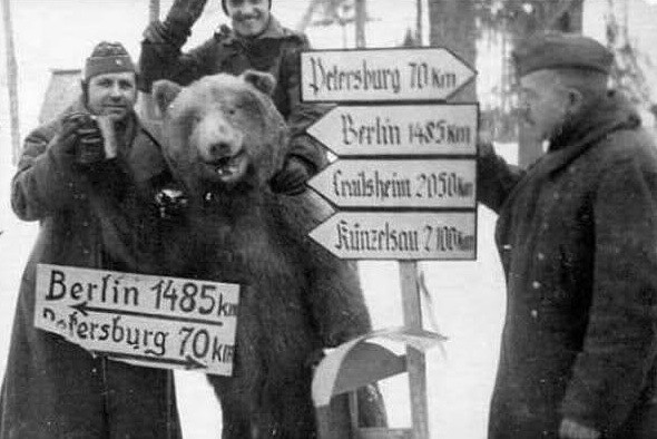 Private Wojtek served with the Second Artillery column with the Polish Army in WWII, and was a Nazi fighting, chain smoking, vodka drinking, syrian brown bear