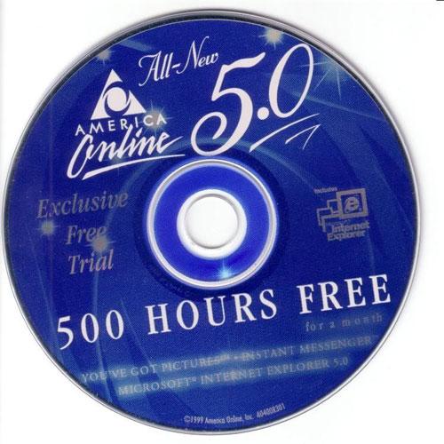 At one point in the 1990s, 50 of all CDs produced worldwide were for AOL