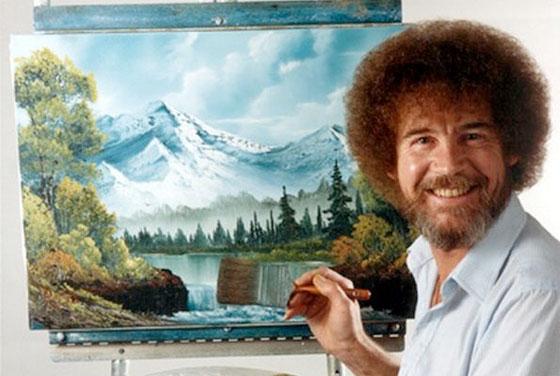 Bob Ross on his Air Force career I was the guy who makes you scrub the latrinewho screams at you for being late to work