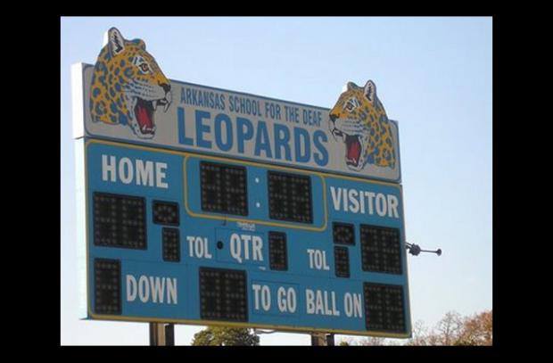 leopards The Arkansas School for the Deaf's nickname is the Leopards. The Deaf Leopards
