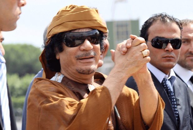 In Qaddafi's compound, Libyan rebels found a photo album filled with pictures of Condoleezza Rice