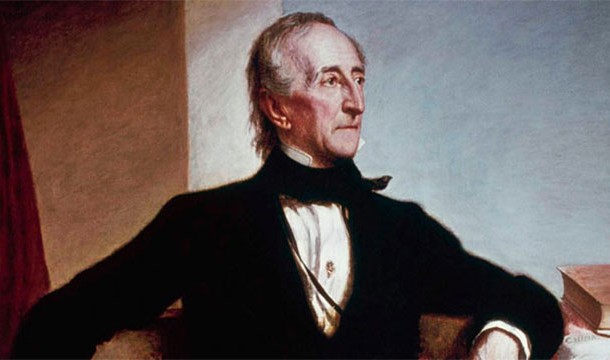 John Tyler, the 10th president of the US, was born in 1790. He has a grandson that is alive today.