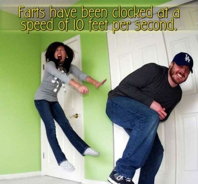 farting people - Farts have been clocked at a speed of lo feet per second.