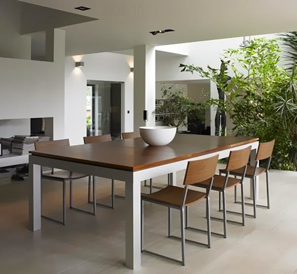 14. A hybrid dining room table