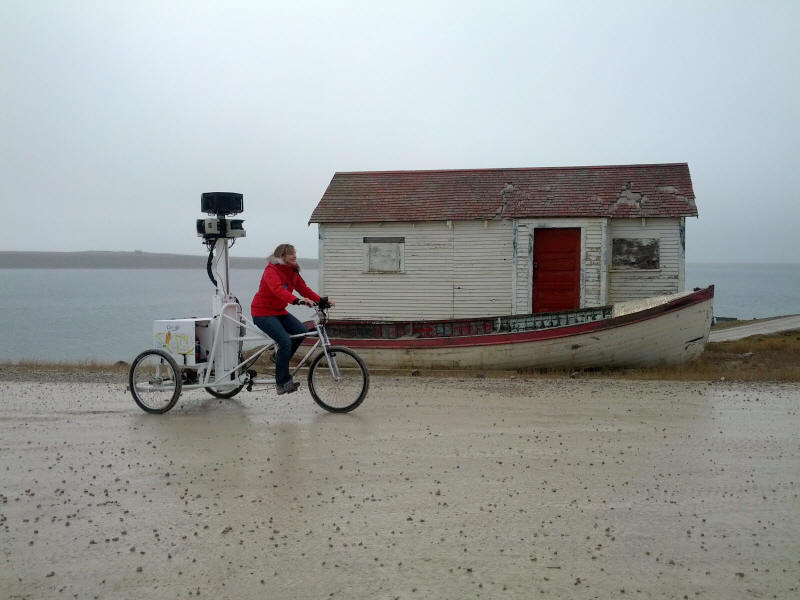 This is how Google does street view in the Arctic.