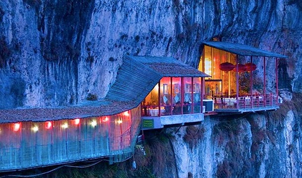 The Hanging Restaurant, China