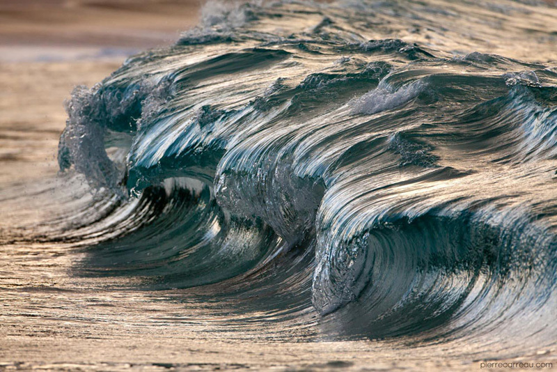 Small waves up-close look like tsunami's