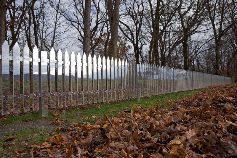 Mirrored fence