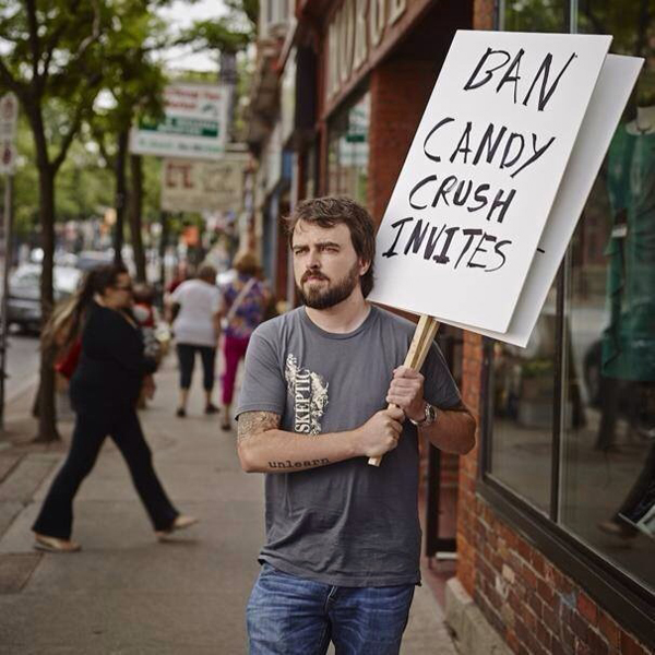 cool pic funny protest signs - Ban Candy Crush Invites Skeptic un