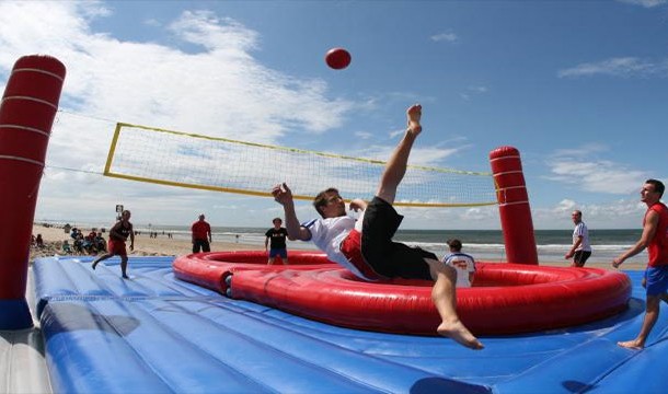 Bossaball: Invented in Spain, this sport is basically volleyball on a trampoline.