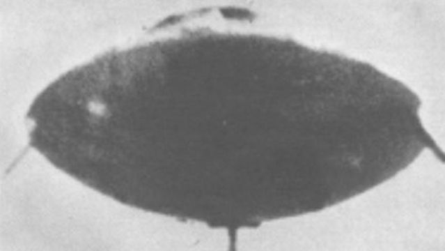 Southern California-In December 1957, a Naval Officer named S.S. Ramsey spotted an unidentified flying object across the sky. He took his camera and took a picture of the object before it eventually disappeared. Found to be authentic, his output was first published in the Flying Saucer Review.