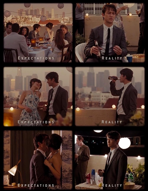 500 days of summer expectations vs reality reddit - Expectations Reality Expectations Reality Expectations Reality