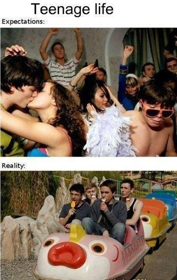 april pearson and nicholas hoult - Teenage life Expectations Reality