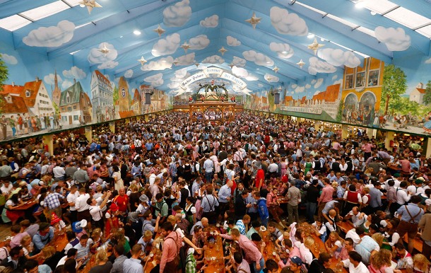 The world's largest beer festival is Oktoberfest. Held annually in Munich, Germany, it is a 16-day funfair running from late September to the first weekend in October.