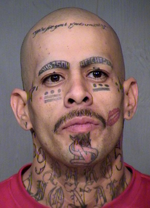 worst face tattoos - Coro